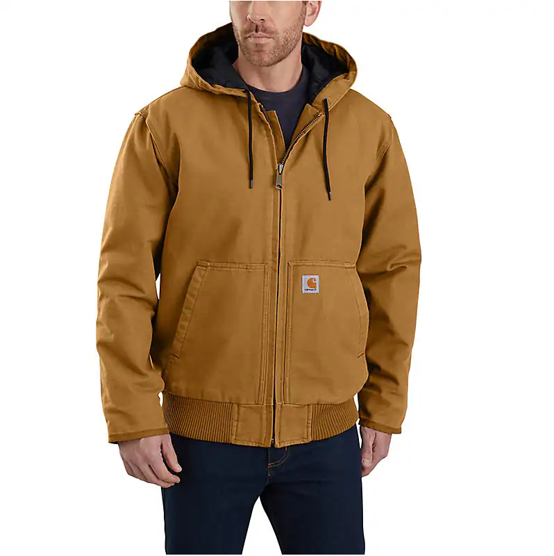 LOOSE FIT WASHED DUCK INSULATED ACTIVE JAC - 3 WARMEST RATING 104050