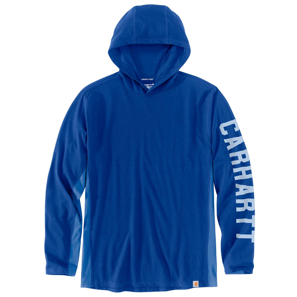 CARHARTT FORCE® RELAXED FIT MIDWEIGHT LONG-SLEEVE LOGO GRAPHIC HOODED T-SHIRT 105481 Fall 2023
