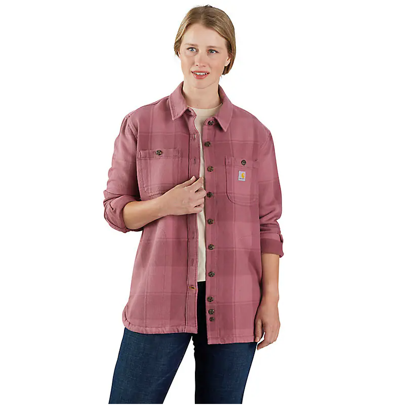 Women's Rugged Flex® Loose Fit Heavyweight Duck Overshirt 106450