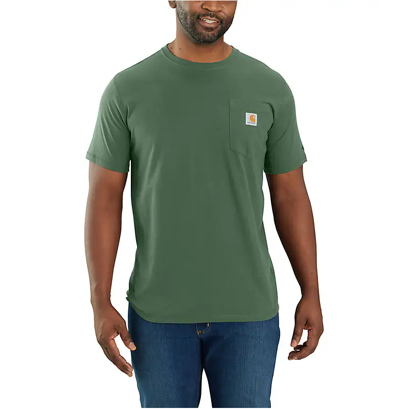 NEW CARHARTT FORCE® RELAXED FIT MIDWEIGHT SHORT-SLEEVE POCKET T-SHIRT 106652 Fall 2024