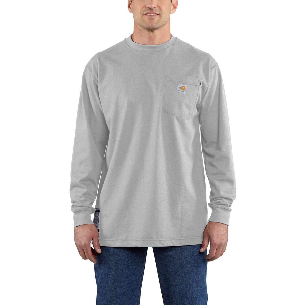 FLAME-RESISTANT CARHARTT FORCE® COTTON LONG-SLEEVE T-SHIRT 100235