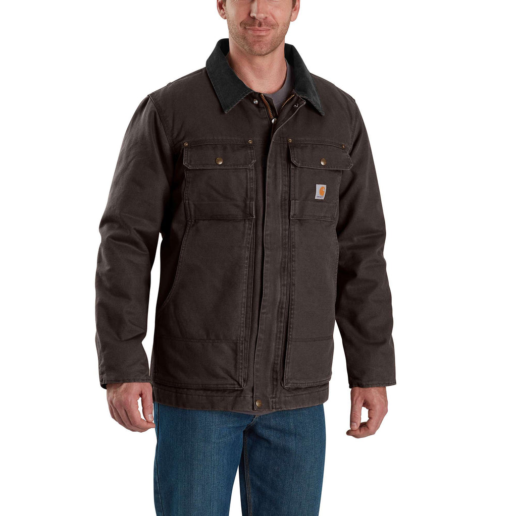 FULL SWING® RELAXED FIT WASHED DUCK INSULATED TRADITIONAL COAT 103283