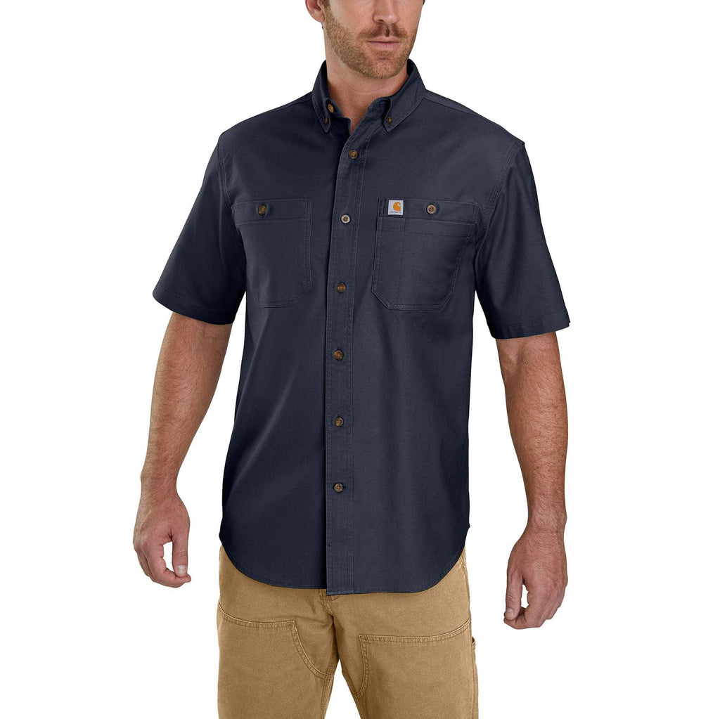 RUGGED FLEX® RELAXED FIT MIDEWEIGHT CANVAS SHORT-SLEEVE SHIRT 103555