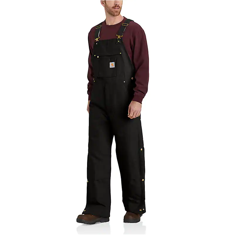 LOOSE FIT FIRM DUCK INSULATED BIB OVERALL 104393