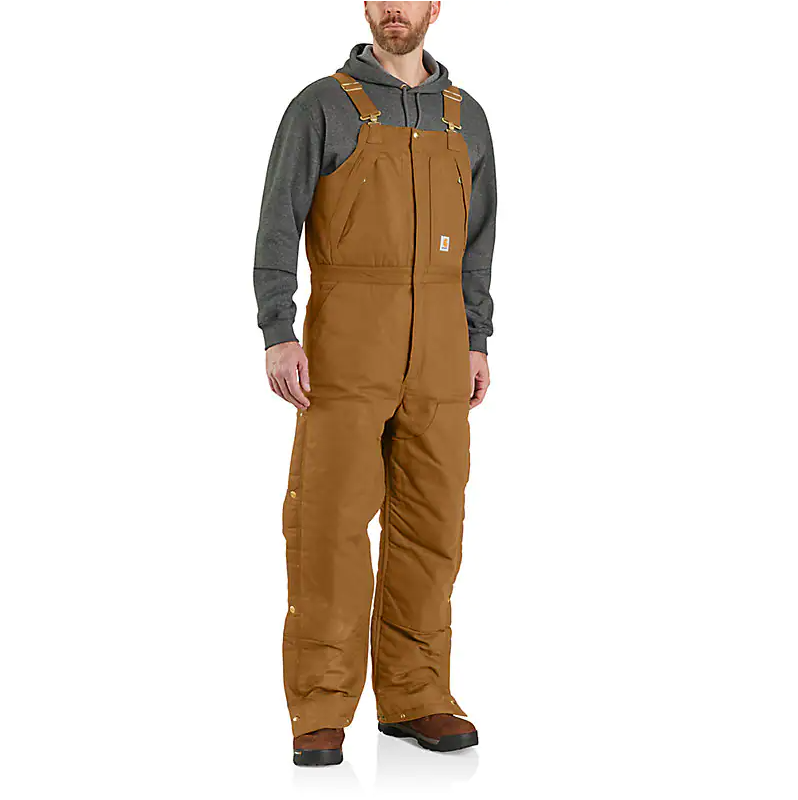 LOOSE FIT FIRM DUCK INSULATED BIBERALL #105470