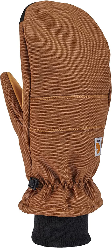 WOMEN'S INSULATED DUCK SYNTHETIC LEATHER KNIT CUFF MITT GL0800W