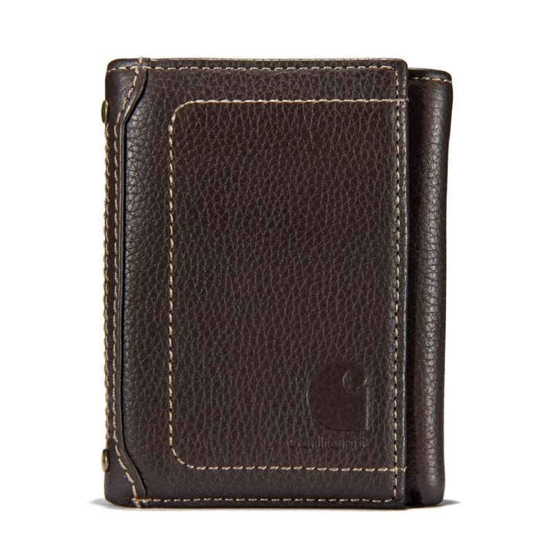 CARHARTT Milled Pebble Trifold Wallet-Pebble Brown B0000209