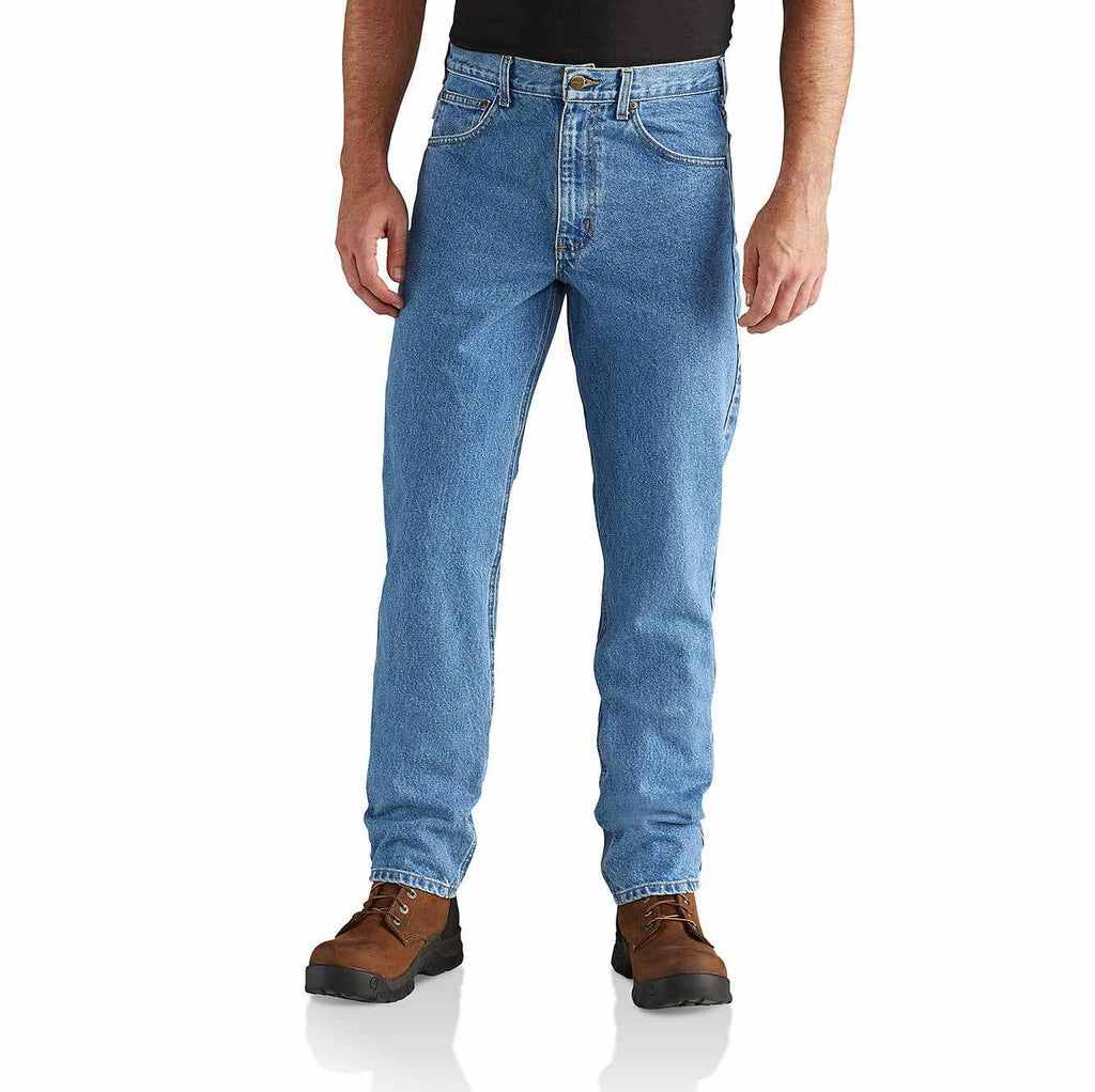 STRAIGHT/TRADITIONAL-FIT TAPERED-LEG JEAN B18