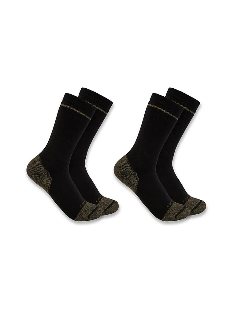 MIDWEIGHT COTTON BLEND STEEL TOE BOOT SOCK 2-PACK SB5552M